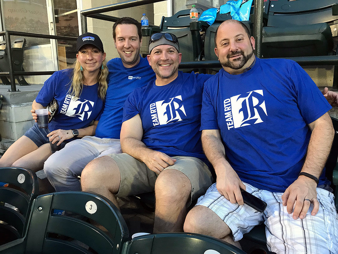 (Left to right) Paige Mudd, Michael Phillips, Mike Szvetitz and Mike Barber